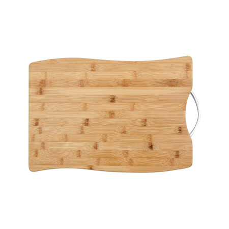 Tabla KOVA Medida: 38 x 27 x 2,3 cm. (aprox) Material: Madera. Tabla de madera para picar. Mango de metal. Marca: Laser 